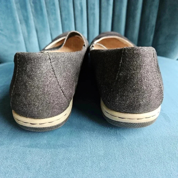 b.o.c. Mary Jane shoes-Charcoal Gray Fabric-Size 8.5 - Picture 2 of 7